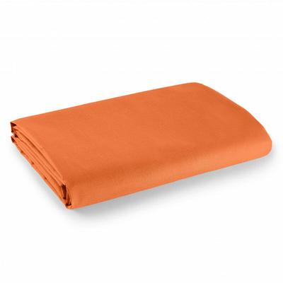 Bettlaken für 1 Person und 2 Personen aus 100% Baumwolle/57 Fäden/cm² - orange - 180 x 290 cm für