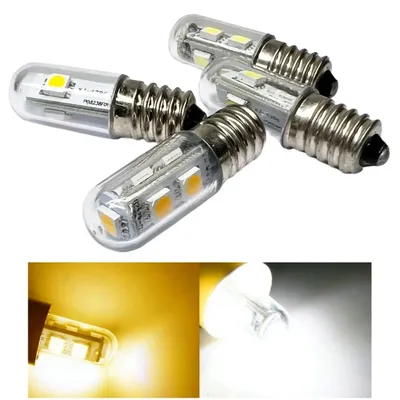 Mini E14 LED Fridge Light Bulb SMD5050 0.5W 1W Fridge Microwave Ovens Range Hood Night Table Sewing