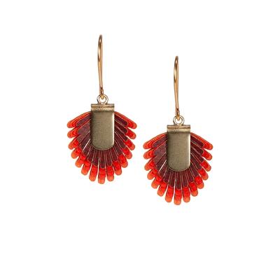 Gretchen - Ohrringe Pam Pem Earring S mit buntem Pergament 1 ct