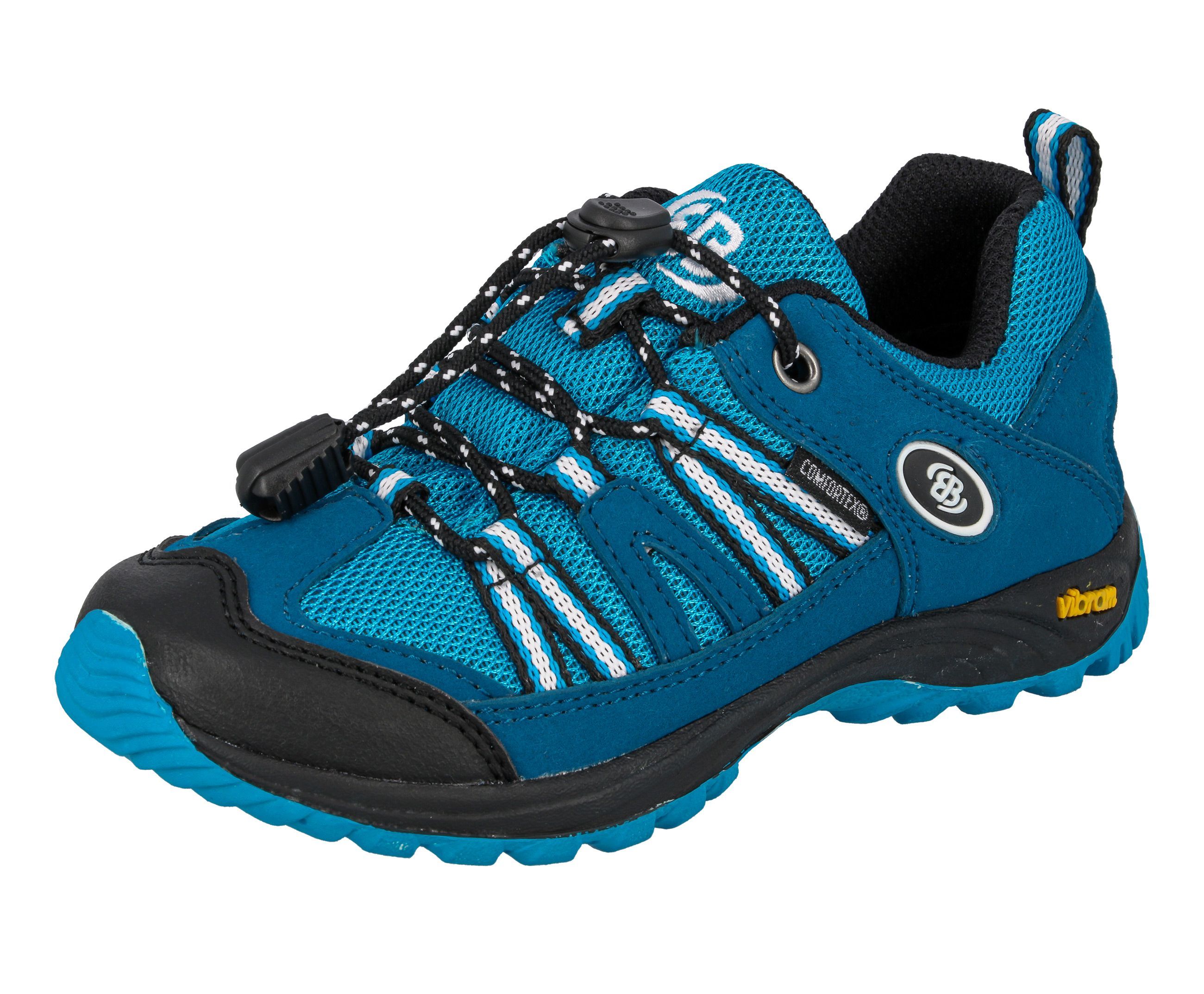 Wanderschuh BRÜTTING "Outdoorschuh Ohio Low", Kinder, Gr. 36, blau, Synthetik, Schuhe Wanderschuh