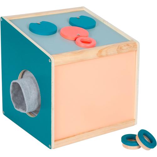 "Lernspielzeug SMALL FOOT ""Sinnes- und Fühlbox „Sensory“"" blau Kinder Lernspiele"