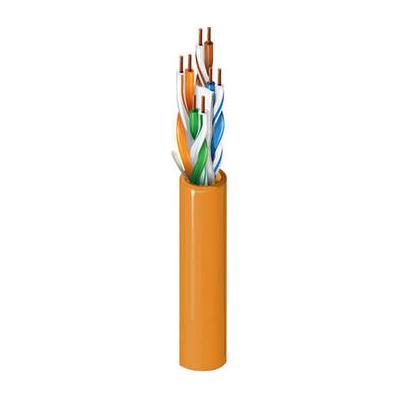 Belden Used Cat 6 Bulk Ethernet Cable (1000', Orange) 2412-1000-OR