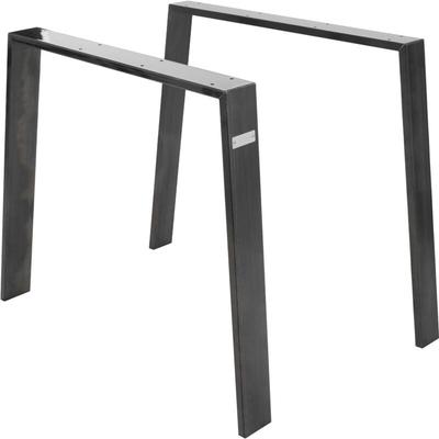 2er Set Tischbeine Loft 90x72 cm, Industrial, Profil 8x2cm, aus Stahl, Industriedesign, U-Form, Image