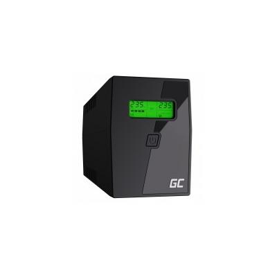Green Cell UPS02 Unterbrechungsfreie Stromversorgung (USV) Line-Interaktiv 0.8 kVA 480 W 2 AC-Ausgänge