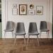Ivy Bronx Bladensburg Side Chair Dining Chair in Gray/White | 33.46 H x 19.68 W x 18.3 D in | Wayfair 636EE001AF6241CD851AC9DECF2D225E