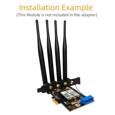 M.2 B Key USB3.0 & PCIe Dual Bus Interface 5G WWAN Card Adapter Support 3042/3052 m2 3G/4G/5G Module