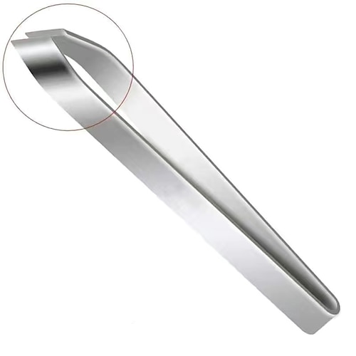 Fischgrätenpinzette aus Edelstahl für die Küche, Zangen-Clip-Puller-Entferner, Fischgrätenzupfklemme, Küchenzubehör Image