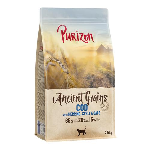 2,5kg Purizon Adult Kabeljau - Urgetreide Katzenfutter trocken