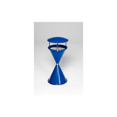 PROREGAL Dach für klassischen Standascher | HxBxT 23x44x44cm | Stahlblech | Blau Image