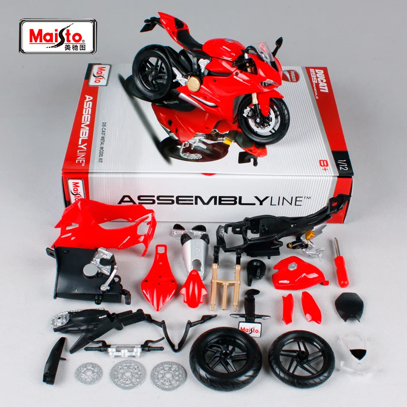 Maisto 1:12 Ducati 1199 Panigale Montage Version Legierung Motorrad Modell Diecast Metall Spielzeug Modell Simulation Sammlung Kid Geschenk Image