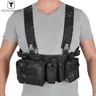 Tacticalbang tacticg Tactical Chest Rig Bag Front Pouch Vest Rig Bag marsupio funzionale a due vie
