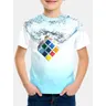 Jigsaw Cube stampa 3d t-shirt moda cubo di Rubik modello TShirt estate ragazzi ragazze Tee top