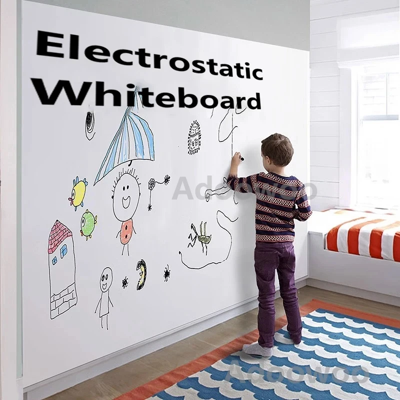 Rouleau de papier Graffiti, autocollant mural pour tableau blanc, peinture, dessin, jouets éducatifs précoces, aucun dommage au mur, facile à nettoyer, DIY bricolage
