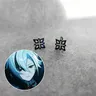 Arlecchino-Boucles d'oreilles Anime The Knave Dangles Ear Ring Cosplay Prop