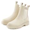 Stiefelette ELBSAND, Damen, Gr. 41, beige, Obermaterial: 100% Rindsleder. Futter: 100% Synthetik. Decksohle: 100% Synthetik. Laufsohle: 100% Synthetik, unifarben, casual, Schuhe, Chelseaboots, Schlupfstiefel, Bikerboots aus Leder