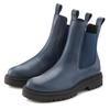 Stiefelette ELBSAND, Damen, Gr. 41, blau (marine), Obermaterial: 100% Rindsleder. Futter: 100% Synthetik. Decksohle: 100% Synthetik. Laufsohle: 100% Synthetik, unifarben, casual, Schuhe, Chelseaboots, Schlupfstiefel, Bikerboots aus Leder