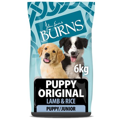 2x 6kg Puppy Original - Lamm & Reis Burns Hundefutter trocken