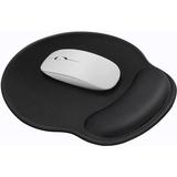 YHRY Ergonomic Mouse Pad with Comfortable and Cooling Gel Wrist Rest Support and Lycra Cloth Non-Slip PU Base for Easy Typing Pain Relief Durable and Washable for Easy Cleaning