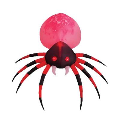 Goosh 363568 - 8' Red Spider Halloween Indoor/Outdoor Inflatable Lawn Decoration