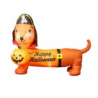 Goosh 705611 - 5' Pirate Hat Dog Halloween Outdoor Inflatable Lawn Decoration