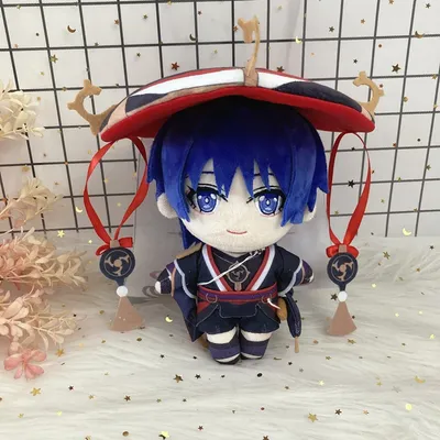 Game Genshin Impact Scaramouche Plush Doll Figure Pillows Cosplay Anime Cartoon Props Accessories