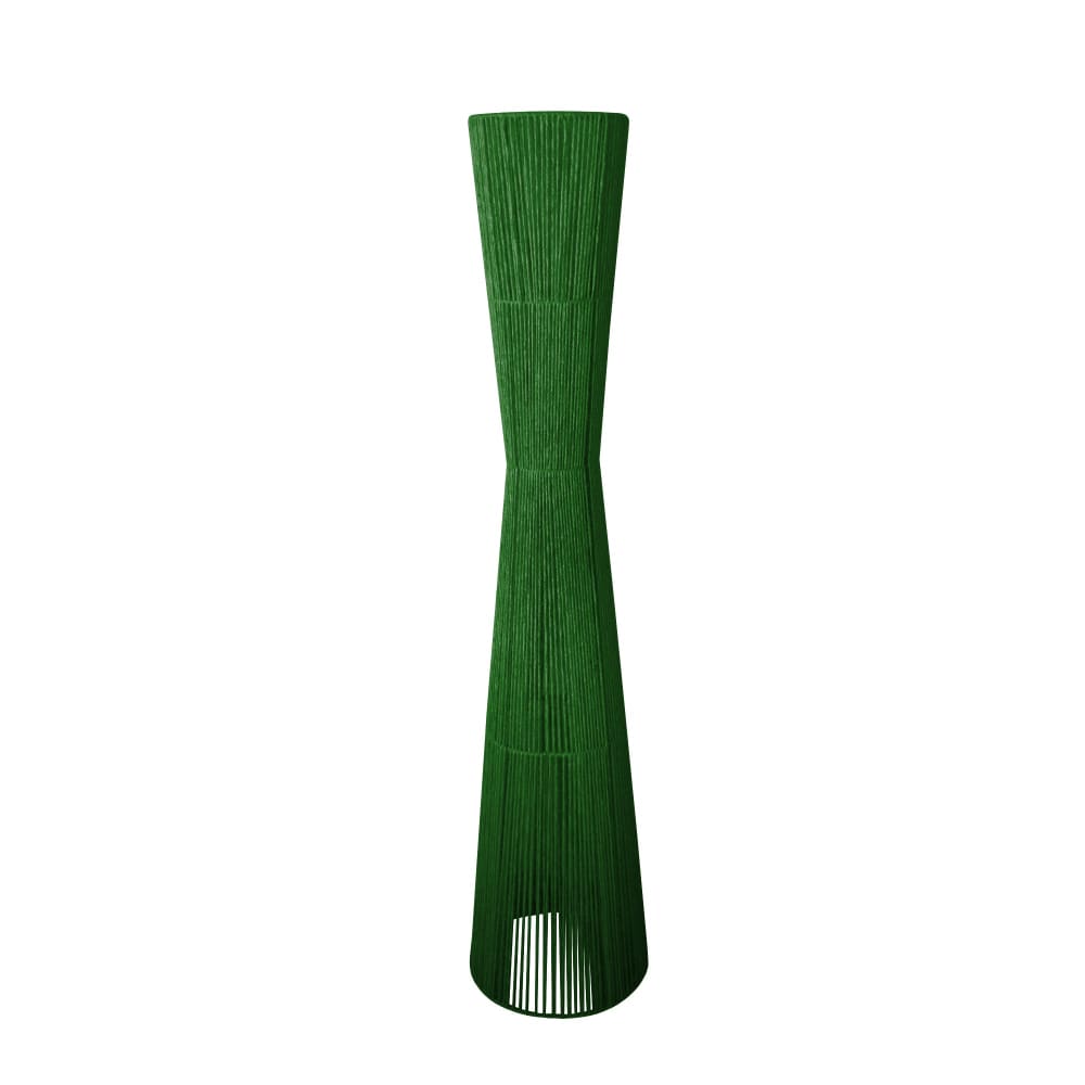 Lampadaire métal H145cm vert;Abat-jour: vert