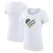 Women's G-III 4Her by Carl Banks White Golden State Warriors Heart T-Shirt