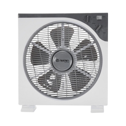 Tischventilator Ø30cm 50W 3 Geschwindigkeiten Grau/Blau Box O91