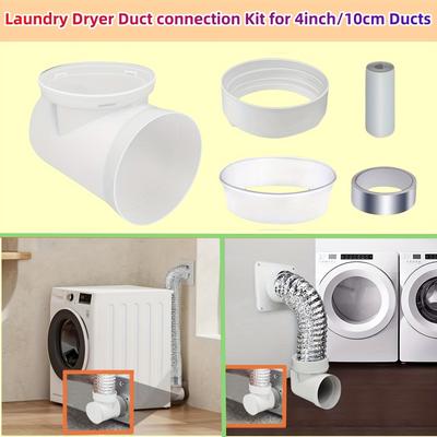 Laundry Dryer Duct Connection Kit, Indoor Hook-up ...