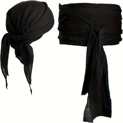 TEMU 1pc, , Headscarves, Halloween Christmas Photo Props, Larp Decors, Accessories