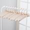 TEMU 10pcs Clothes Hanger, Household Fabric Clothes Hanger, Non-slip Non-marking Clothes Hanger, Drying Hanger, Wardrobe High-end Clothes Hanger