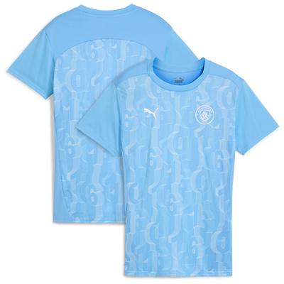 Manchester City Puma Pre Match Oberteil – Blau – Damen Image