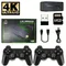 LEMFO M8 Video Game Console 2.4G Double Wireless Controller Game Stick 4K 10000 Games 64GB Retro