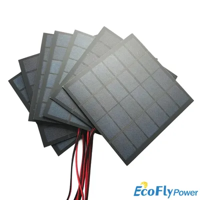 1PC Wholesale 6V 3W 500mA ​Solar Panel DIY 6V Home Solar System 145*145MM for Battery Cell Phone Charger