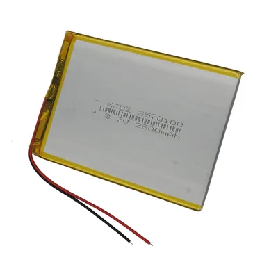 3.7V 2800 mAh 10.36Wh Li-Polymer Rechargeable Li Lithium Lipo Battery 3570100 For Phone GPS E-Book Speaker Power Bank Tablet PC