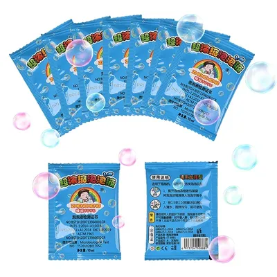 10 Pieces/Pack Concentrate Bubbles Liquid Soap Water Bubble Gun Accessories Soap Bubble Liquid