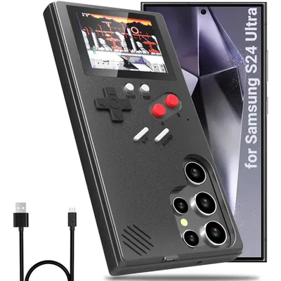 Retro Funny Game Boy Gaming Case for Samsung Galaxy S21 S22 S23 S24 Ultra S20 Fe Note 10 20 Plus S24Ultra Gameboy Console Cover