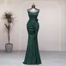 Sundress dress green side slits evening dresses prom dresses luxury wedding party dresses formal
