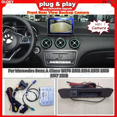 Plug&Play Reverse Camera For Mercedes Benz A Class W176 2012 2014 2015 2016 2017 2018 Original Screen Rear View Back up Camera