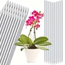 8/15pcs Clear Plant Stakes Garden Stakes 15.6 Inch Acrylic Orchid Stakes Clear Plant Sticks