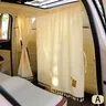 Car Privacy Partition Curtain Sunscreen Shading Curtain Taxi Cab Partition Protection Anti-peep