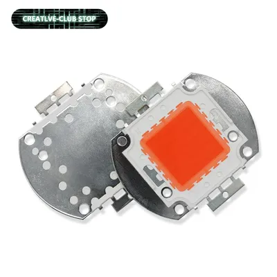 12V 30V LED Plant Grow Light High Power LED Chip Full Spectrum Grow 380-840NM 10W 20W 30W 50W 100W For Light Plant Lamp Bead DIY