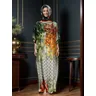 2024 neue Art Mode übergroße afrikanische Frauen Kleidung Dubai Dashiki Abaya Free Size Print Design