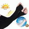 Summer Ice Silk Long Sleeves Anti-Sunburn Arm Cover Men Women Cuff New Cool Hand Sleeves Anti-UV