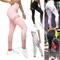 Hip-lifting Sweat-absorbent Sports Fitness Tight Yoga Pants Women Printing Leggings Bronzing High