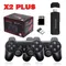 X2 Plus Video Gam 4K Game Stick 3D HD Retro Video Game Console Wireless Controller TV 50 Emulator