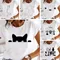 Black Cat Printed T Shirts for Women Clothing White Tee Y2k Short Sleeved Cute Graphic T Shirt