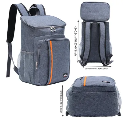 20L Insulated Portable Thermal Lunch Bag Food Box Durable Waterproof Cooler Ice Case Camping Oxford