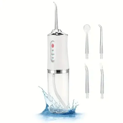 High Frequency Vibration Electric Toothbrush-USB Charging Water Jet Toothpick 4 Replacement