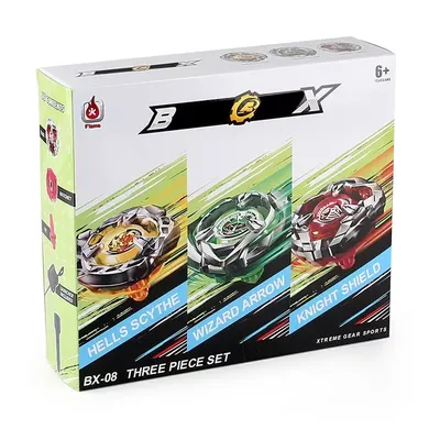 Beyblade Burst Gyro Toy X Generation BX-08 Three-in-One Different Color Version Beyblade Set Boys